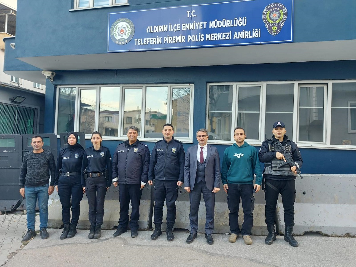 Teleferik Piremir Polis Merkezi Amirliği ve Ertuğrulgazi Polis Merkezi Amirliği'nde Denetim Yapıldı