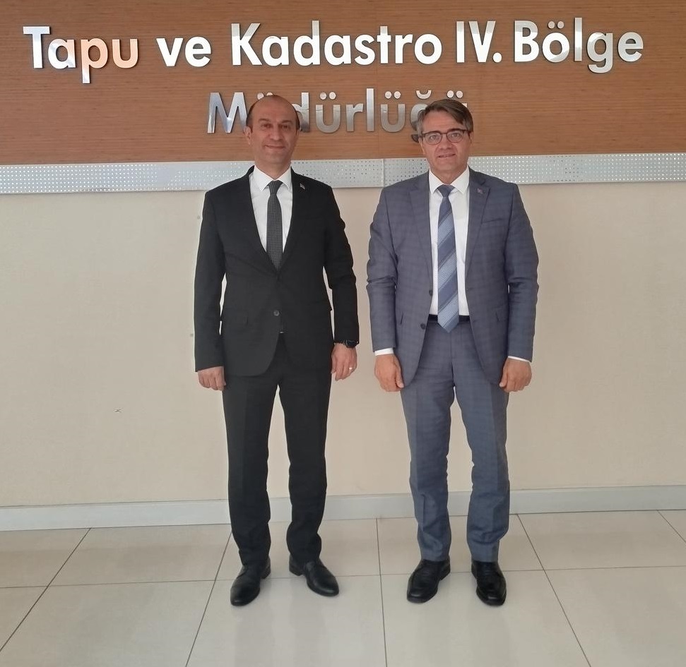 Tapu ve Kadastro IV. Bölge Müdürü'ne Hayırlı Olsun Ziyareti